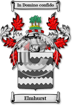 Elmhurst Family Crest Download (JPG) Legacy Series - 600 DPI