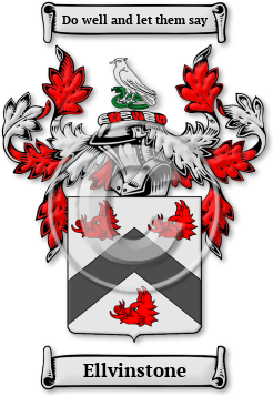 Ellvinstone Family Crest Download (JPG) Legacy Series - 600 DPI