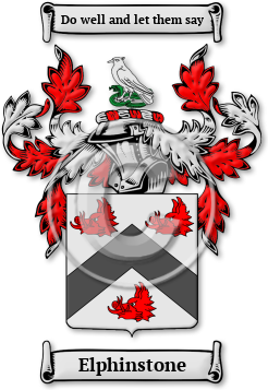 Elphinstone Family Crest Download (jpg) Legacy Series - 150 DPI