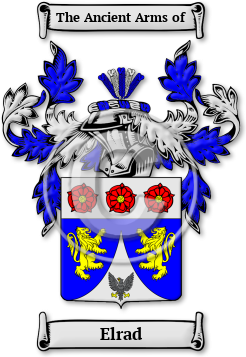 Elrad Family Crest Download (jpg) Legacy Series - 150 DPI
