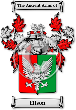 Ellson Family Crest Download (jpg) Legacy Series - 150 DPI