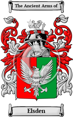 Elsden Family Crest/Coat of Arms