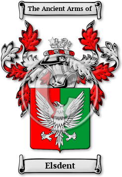 Elsdent Family Crest Download (jpg) Legacy Series - 150 DPI
