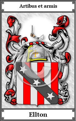 Ellton Family Crest Download (JPG) Book Plated - 600 DPI