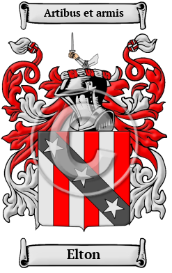 Elton Family Crest Download (JPG) Heritage Series - 600 DPI