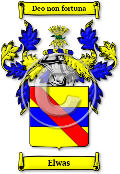 Elwas Family Crest Download (jpg) Legacy Series - 150 DPI