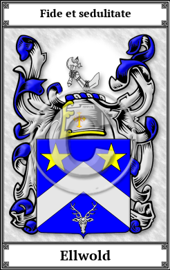 Ellwold Family Crest Download (JPG)  Book Plated - 150 DPI