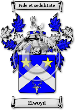 Elwoyd Family Crest Download (jpg) Legacy Series - 150 DPI