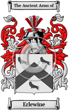 Erlewine Family Crest/Coat of Arms