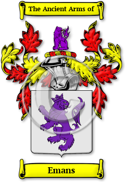 Emans Family Crest Download (JPG) Legacy Series - 600 DPI