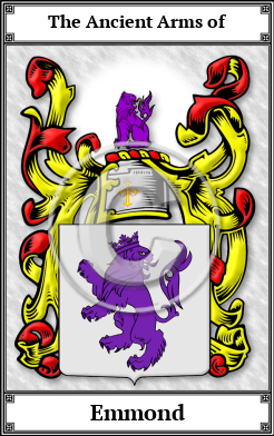 Emmond Family Crest Download (JPG)  Book Plated - 150 DPI
