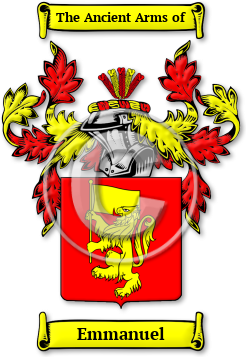 Emmanuel Family Crest Download (jpg) Legacy Series - 150 DPI
