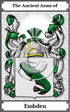 Embden Family Crest Download (JPG) Book Plated - 600 DPI