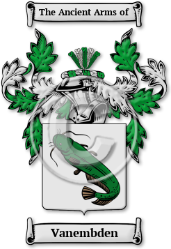 Vanembden Family Crest Download (jpg) Legacy Series - 150 DPI
