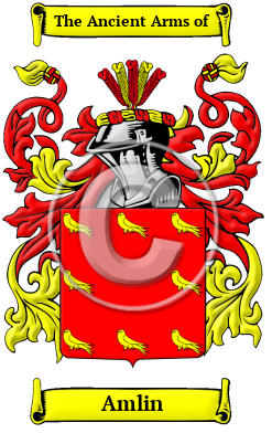 Amlin Family Crest/Coat of Arms