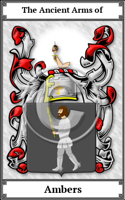 Ambers Family Crest Download (JPG)  Book Plated - 150 DPI