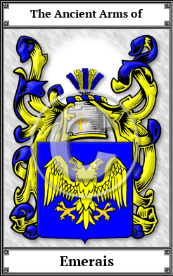 Emerais Family Crest Download (JPG)  Book Plated - 150 DPI