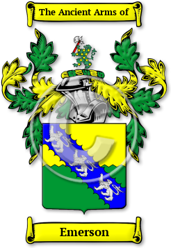 Emerson Family Crest Download (jpg) Legacy Series - 150 DPI