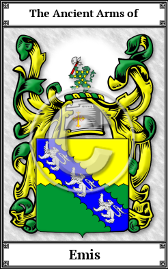 Emis Family Crest Download (JPG)  Book Plated - 150 DPI