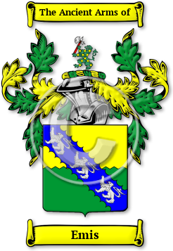 Emis Family Crest Download (jpg) Legacy Series - 150 DPI