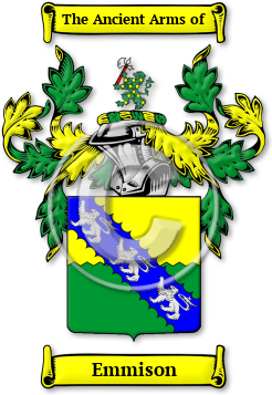 Emmison Family Crest Download (jpg) Legacy Series - 150 DPI