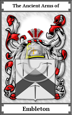 Embleton Family Crest Download (JPG)  Book Plated - 150 DPI