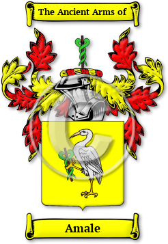 Amale Family Crest Download (jpg) Legacy Series - 150 DPI
