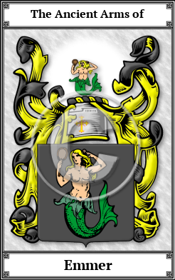 Emmer Family Crest Download (JPG)  Book Plated - 150 DPI