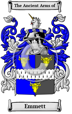 Emmett Family Crest/Coat of Arms