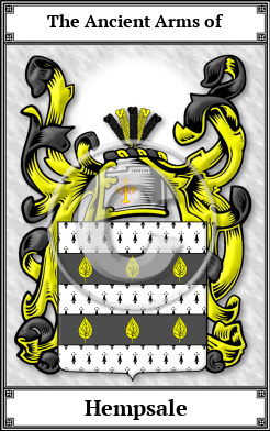 Hempsale Family Crest Download (JPG)  Book Plated - 150 DPI