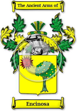 Encinosa Family Crest Download (jpg) Legacy Series - 150 DPI