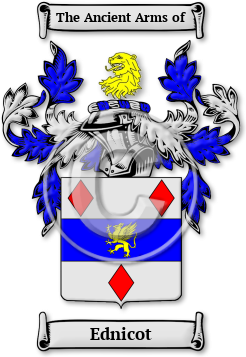 Ednicot Family Crest Download (jpg) Legacy Series - 150 DPI