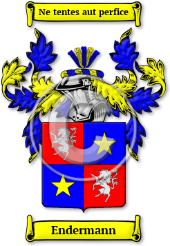 Endermann Family Crest Download (jpg) Legacy Series - 150 DPI