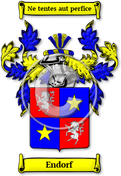 Endorf Family Crest Download (jpg) Legacy Series - 150 DPI