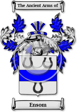 Ensom Family Crest Download (JPG) Legacy Series - 600 DPI
