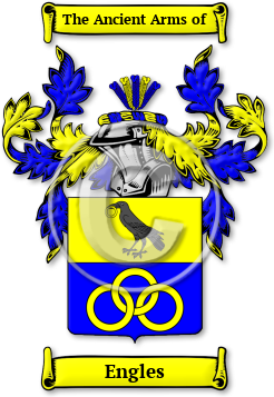 Engles Family Crest Download (JPG) Legacy Series - 600 DPI