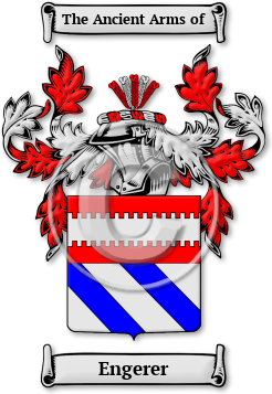 Engerer Family Crest Download (jpg) Legacy Series - 150 DPI