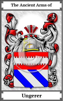 Ungerer Family Crest Download (JPG)  Book Plated - 150 DPI