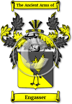 Engasser Family Crest Download (jpg) Legacy Series - 150 DPI