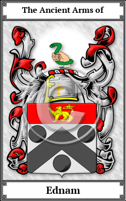 Ednam Family Crest Download (JPG)  Book Plated - 150 DPI