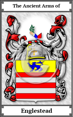 Englestead Family Crest Download (JPG)  Book Plated - 150 DPI