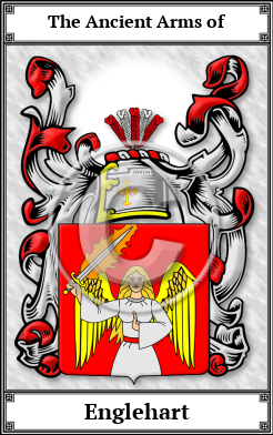 Englehart Family Crest Download (JPG) Book Plated - 600 DPI