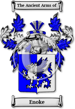 Enoke Family Crest Download (jpg) Legacy Series - 150 DPI