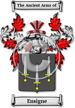 Ensigne Family Crest Download (jpg) Legacy Series - 150 DPI