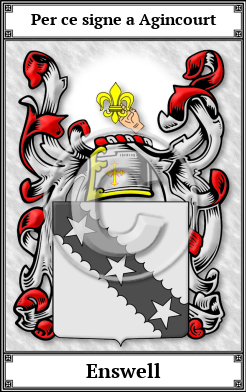 Enswell Family Crest Download (JPG)  Book Plated - 150 DPI