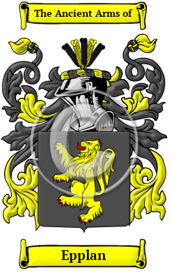 Epplan Family Crest/Coat of Arms