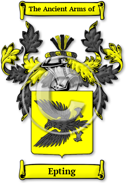 Epting Family Crest Download (jpg) Legacy Series - 150 DPI