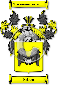 Erben Family Crest Download (jpg) Legacy Series - 150 DPI