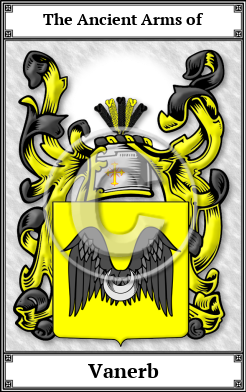 Vanerb Family Crest Download (JPG)  Book Plated - 150 DPI