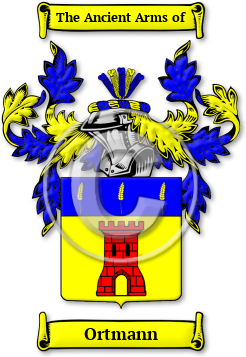 Ortmann Family Crest Download (JPG) Legacy Series - 600 DPI